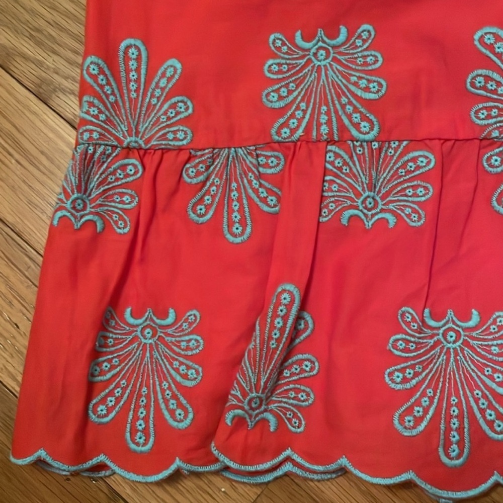 Talbots Cute Embroidered Summer Dress - 14p - Picture 8 of 9